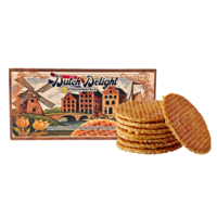 Stroopwafels (Typisch Hollands) Stroopwafels 8 pieces in vintage gift packaging