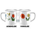 Nijntje (c) Tasse Miffy - Retro - Miffy - Blumen und Pflanzen