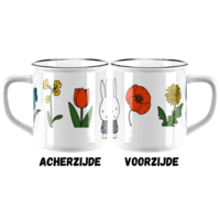 Nijntje (c) Miffy-Tasse – Retro – Miffy – Blumen und Pflanzen