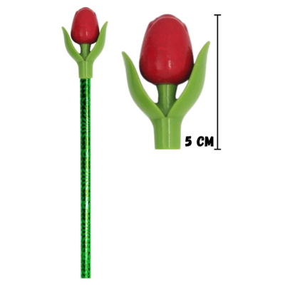 Nijhuis  Tulpenstift rot mit Blatt