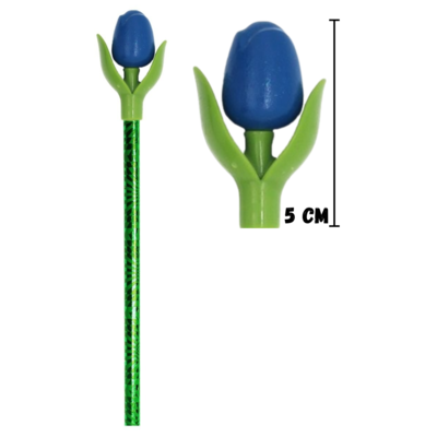 Nijhuis  Tulp Potlood blauw met blad