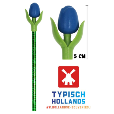 Typisch Hollands Tulpenstift Rot mit Blatt - Copy