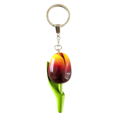 Matix Sleutelhanger Tulp - Holland - Oranje - Rood