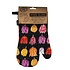 Memoriez Luxury Oven Glove - Tulips - Black