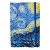 Museumgifts Holland Starry Night Elastic Closure Notebook