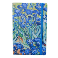 Museumgifts Holland Notitieboekje met elastische sluiting Irissen