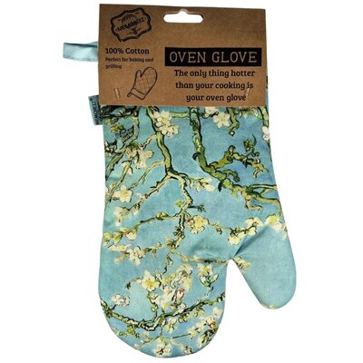 Memoriez Luxury Oven Mitt - Vincent van Gogh - Almond Blossom