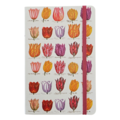 Typisch Hollands Notizbuch mit Gummibandverschluss - Tulpen - 18x12cm