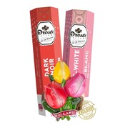 Droste Droste gift set 2 rolls - with tulip magnet - pure and milk/white
