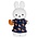 Nijntje (c) Miffy cuddly toy - Blue dress with flowers -24cm  - Copy - Copy