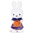 Nijntje (c) Miffy cuddly toy - Blue/purple dress with pumpkin - 24cm