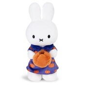 Nijntje (c) Miffy Kuscheltier - Blau/lila Kleid mit Kürbis - 24cm