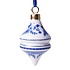 Heinen Delfts blauw Delft Blue Christmas Ornament - Vintage Diamond