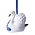 Heinen Delfts blauw Kerstornament Delfts blauw - Zwaan