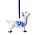 Heinen Delfts blauw Delft Blue Christmas Ornament - Labrador
