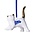 Heinen Delfts blauw Delfter-Blau-Weihnachtsornament – Verspielte Katze mit goldenem Schwanz