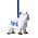 Heinen Delfts blauw Delfter Blauer Weihnachtsschmuck – Bulldogge