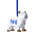 Heinen Delfts blauw Delft Blue Christmas Ornament - Bulldog