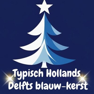 Heinen Delfts blauw Delft Blue Christmas Ornament - Christmas Tree Star