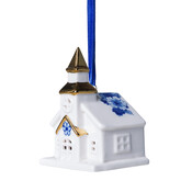 Heinen Delfts blauw Delfter Blauer Weihnachtsschmuck - Kirche