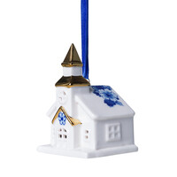 Heinen Delfts blauw Delfter Blau Weihnachtsschmuck - Kirche