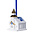 Heinen Delfts blauw Delfter Blauer Weihnachtsschmuck - Kirche