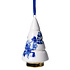 Heinen Delfts blauw Kerstornament Delfts blauw - Kerstboom / kegel