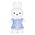 Typisch Hollands Miffy cuddly toy - Delft Blue dress