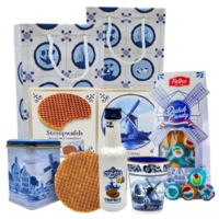 Typisch Hollands Holland gift bag - Dutch sweets and liqueur