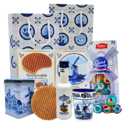 Typisch Hollands Holland gift bag - Dutch sweets and liqueur