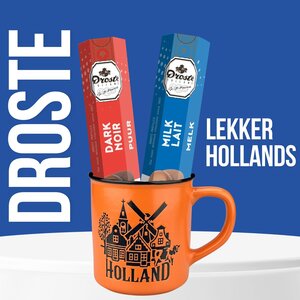 Droste Droste Schokolade 2 Rollen - im Orangenbecher