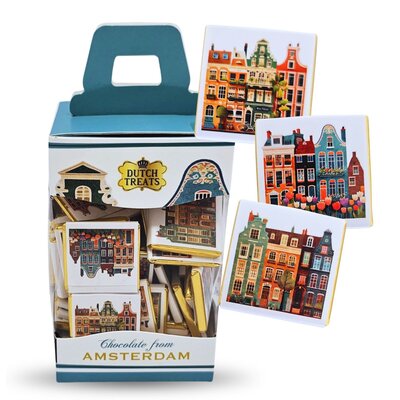 TTD Gifts Chocolate tiles - Amsterdam - Napoltains