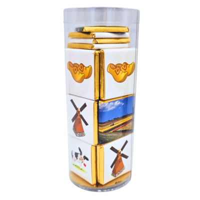 Typisch Hollands Chocoladetegeltjes - Hollands glorie  - Koker 225 gram