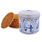 TTD Gifts Stroopwafels in Delfts -blauw  blik - Holland