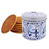 Typisch Hollands Stroopwafels in Delft Blue tin - Holland