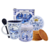 Typisch Hollands Delft Blue gift set - mug and tin of syrup waffles