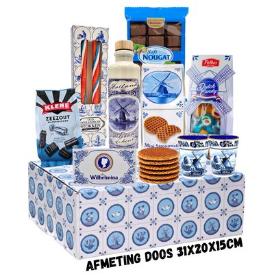 Typisch Hollands Delfts blauw lekkernijenpakket - Typisch Hollands