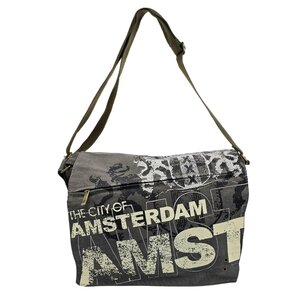 Robin Ruth Fashion Grote omslagtas Amsterdam - Postman-Bag - Antraciet
