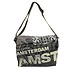 Robin Ruth Fashion Grote omslagtas Amsterdam - Postman-Bag - Antraciet