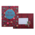 Typisch Hollands Double Christmas card in envelope - red-gold