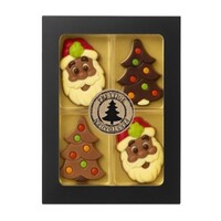 Typisch Hollands Schokoladenfiguren - Weihnachtsbox 60 Gramm