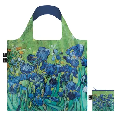 Typisch Hollands LOQI Recycled Foldable Bag Irises - van Gogh