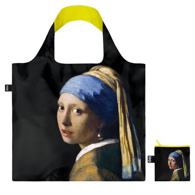 Typisch Hollands LOQI Recycled Foldable Bag - The Girl with the Pearl Earring
