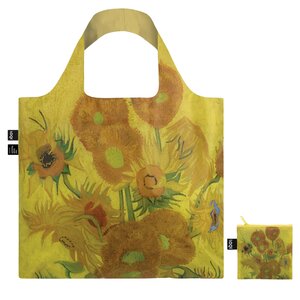 Typisch Hollands LOQI Recycled Foldable Bag Sunflowers - van Gogh