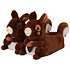 Typisch Hollands Animal slippers - Squirrel - Dark brown