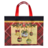 Typisch Hollands  Shopper Kerst - geruit -  kerstballen