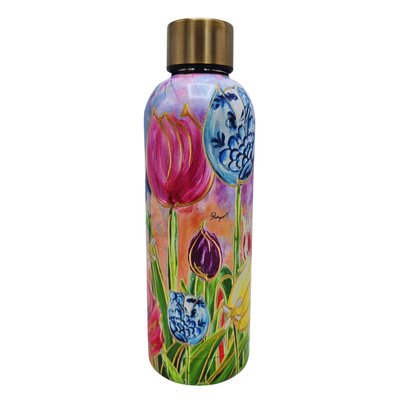 Typisch Hollands Wasserflasche (Isolierflasche) Tulpen - entworfen von Rick Triest