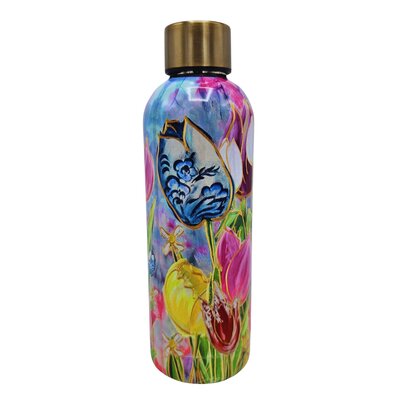 Typisch Hollands Wasserflasche (Isolierflasche) Tulpen - entworfen von Rick Triest