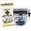 Typisch Hollands Delft blue storage jar mill with Holland hops