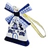 Typisch Hollands Small windmill Christmas ornament on a gold ribbon